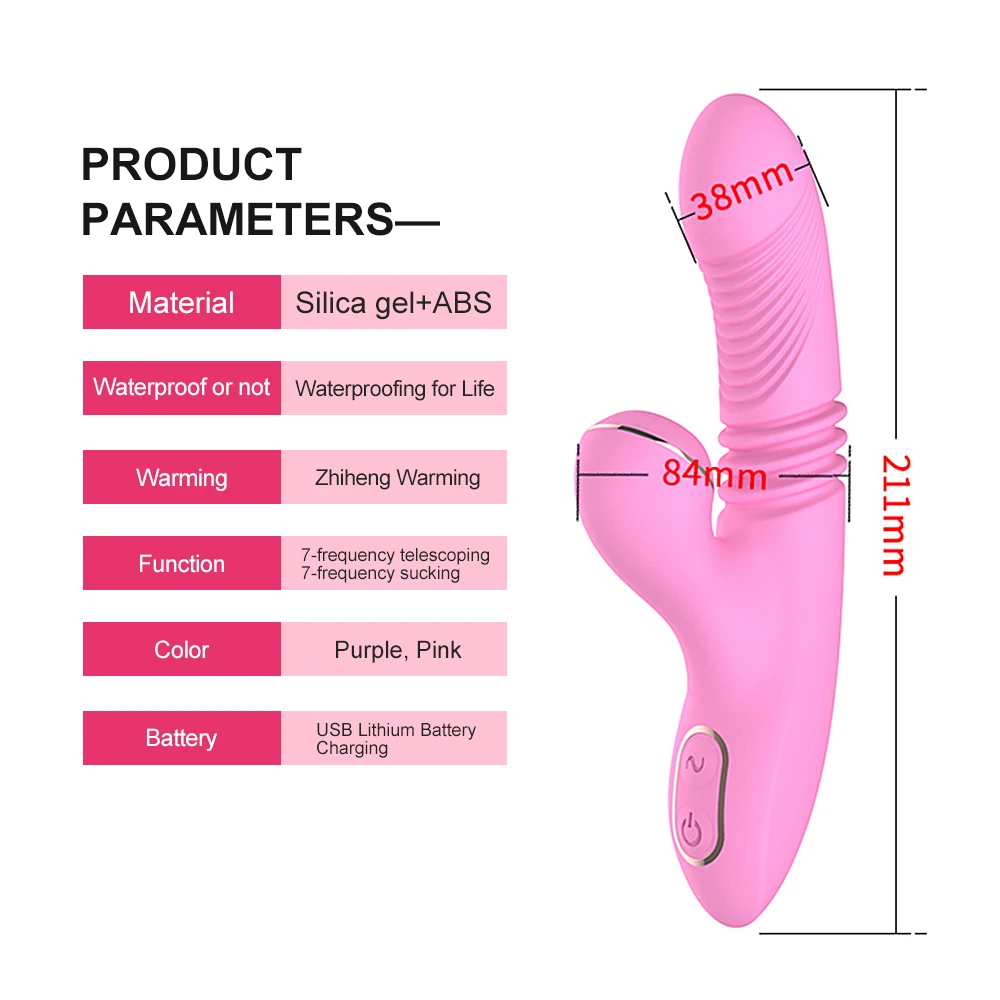Телескопический фаллоимитатор вибраторы для женщин секс игрушки Женский