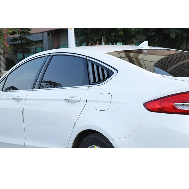 Для Ford Mondeo Fusion 2013 2018 углеродное волокно ABS дверь окно жалюзи рама оконный порог
