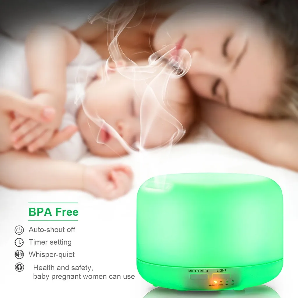 Увлажнители 300 мл диффузоры очиститель пульт дистанционного управления 7