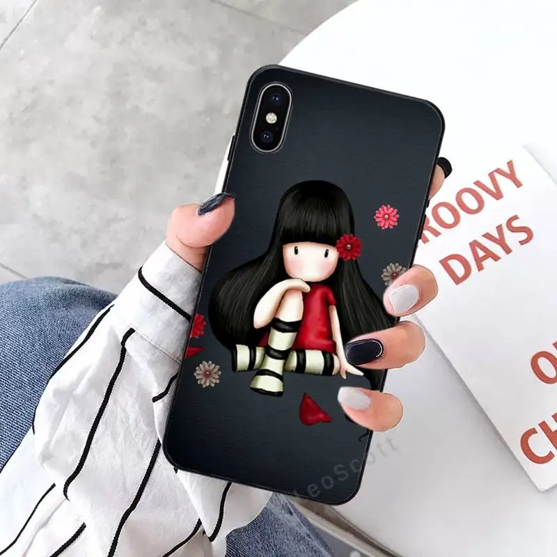 

Cartoon girl Santoro Gorjuss DIY Phone Case for iPhone 11 12 mini pro XS MAX 8 7 6 6S Plus X 5S SE 2020 XR
