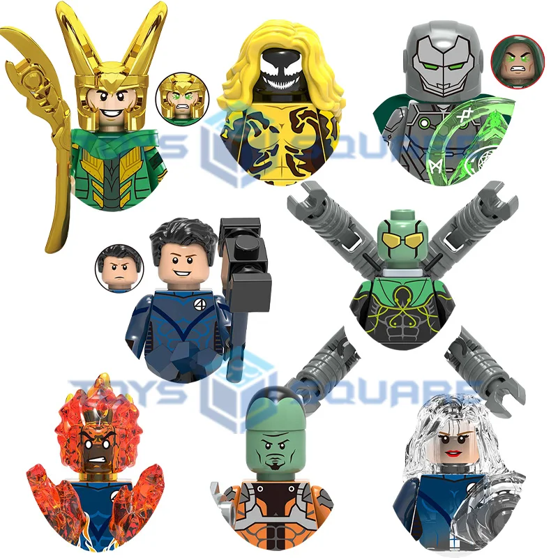 Игрушка Мистер Фантастический Лидер фонарь человека Loki Doctor Doom крик осьминог