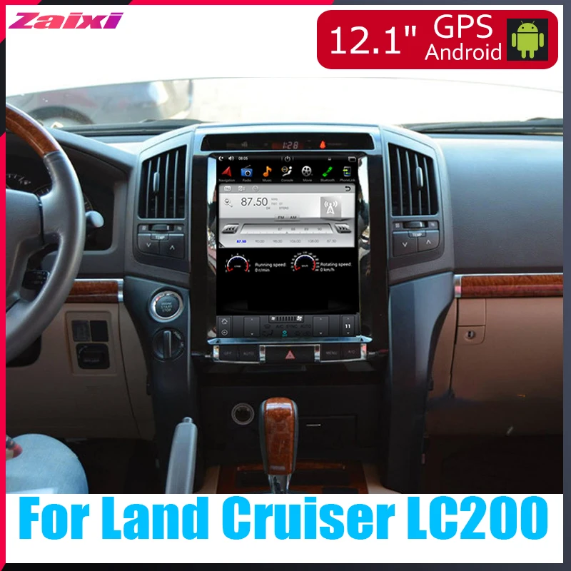 Для Toyota Land Cruiser LC200 2008 2009 2010 2011 2012 2013 2014 2015 Автомобильный мультимедийный GPS