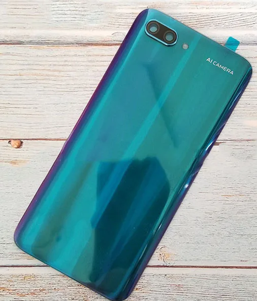 

2pcs for Huawei Honor 10 with camera lens Rear Glass Battery Cover Door Back Housing Back Battery Case Replacement