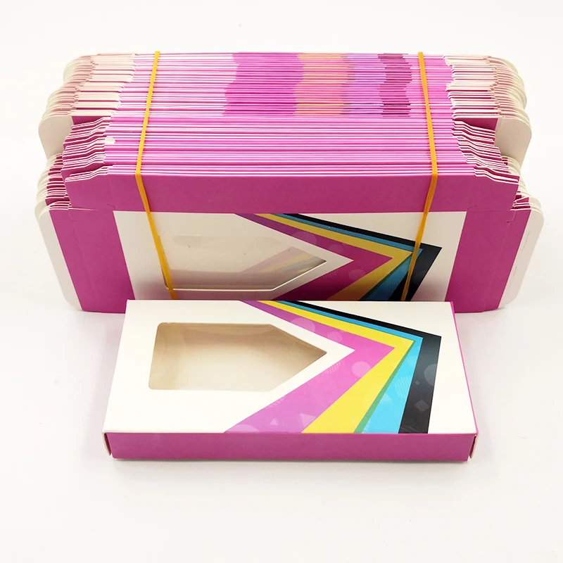 Новинка 100 шт./лот пустые ресницы упаковка мягкая бумага коробка для ресниц