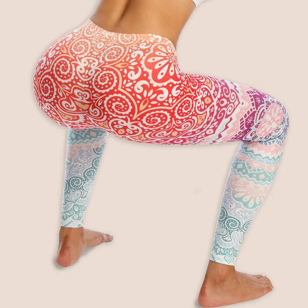 

Sexy Fitness Leggings women Printed Leggins Mujer Elasticity Legging anti cellulite Push Up Soft Pants Slim legins