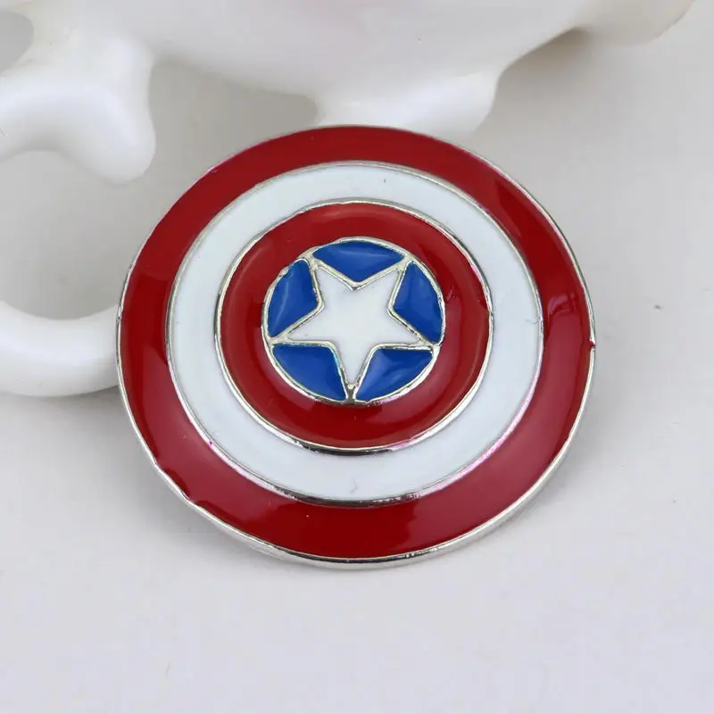 Креативный мультяшный значок Marvel Captain Значки для рюкзаков симпатичный подарки