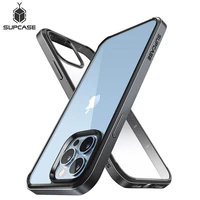 supcase for iphone 13 pro max case 6 7 inch 2021 ub edge slim frame case cover with tpu inner bumper transparent back