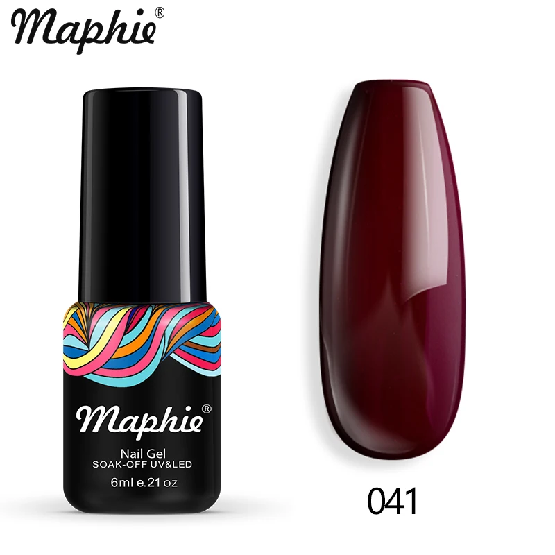 041 Maphie бриллиантовый блеск с ультрафиолетовым свечением Гель-лак для ногтей мерцающий декор с блестками Блестящий лак для ногтей полуперманентный лак Led синий гель для ногтей - Цвет: 041