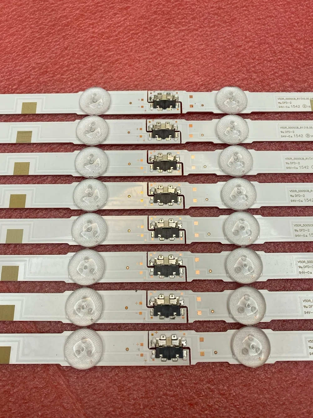 16 шт./компл. светодиодный подсветка полосы для samsung UE50JU6800K BN96-38479A 38480A V5DR_500SCA_R1 V5DR_500SCB_R1 UN50JS7000 38479B