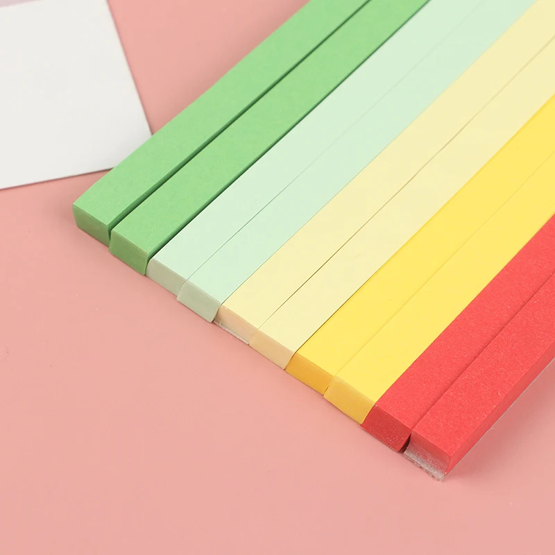 450 шт. разноцветные полоски для оригами|Крафт-бумага| |