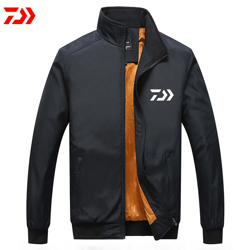 Куртка рыболовная Мужская теплая утепленная рубашка с отложным воротником на