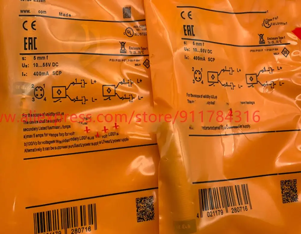 Новый высококачественный IFM Бесконтактный переключатель IG5595 IG5579 IG5938 IG5554, 2 шт.