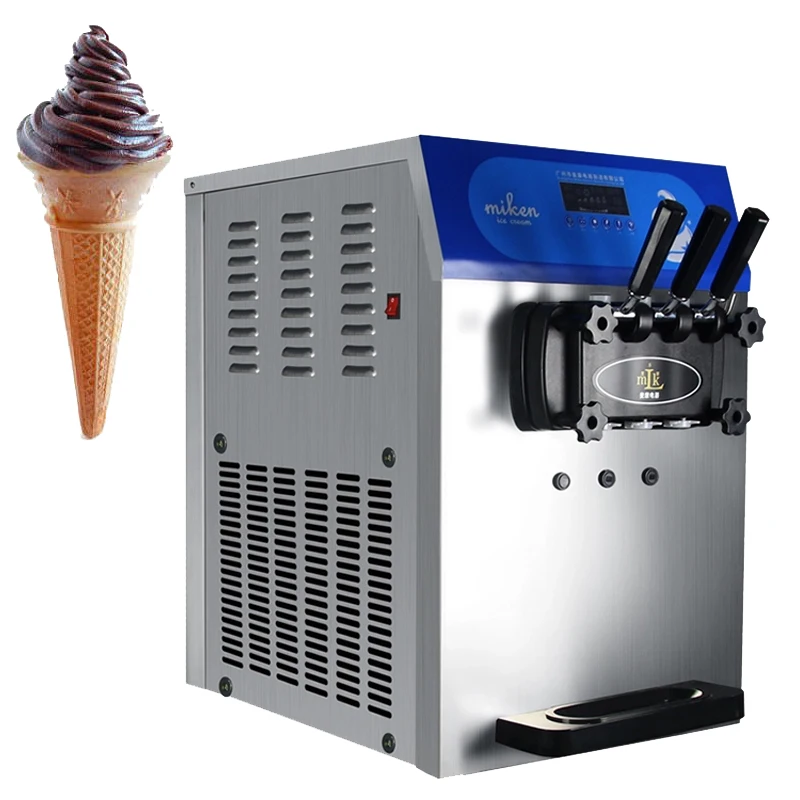 Серебряный настольный мини торговый автомат для производства мягкого