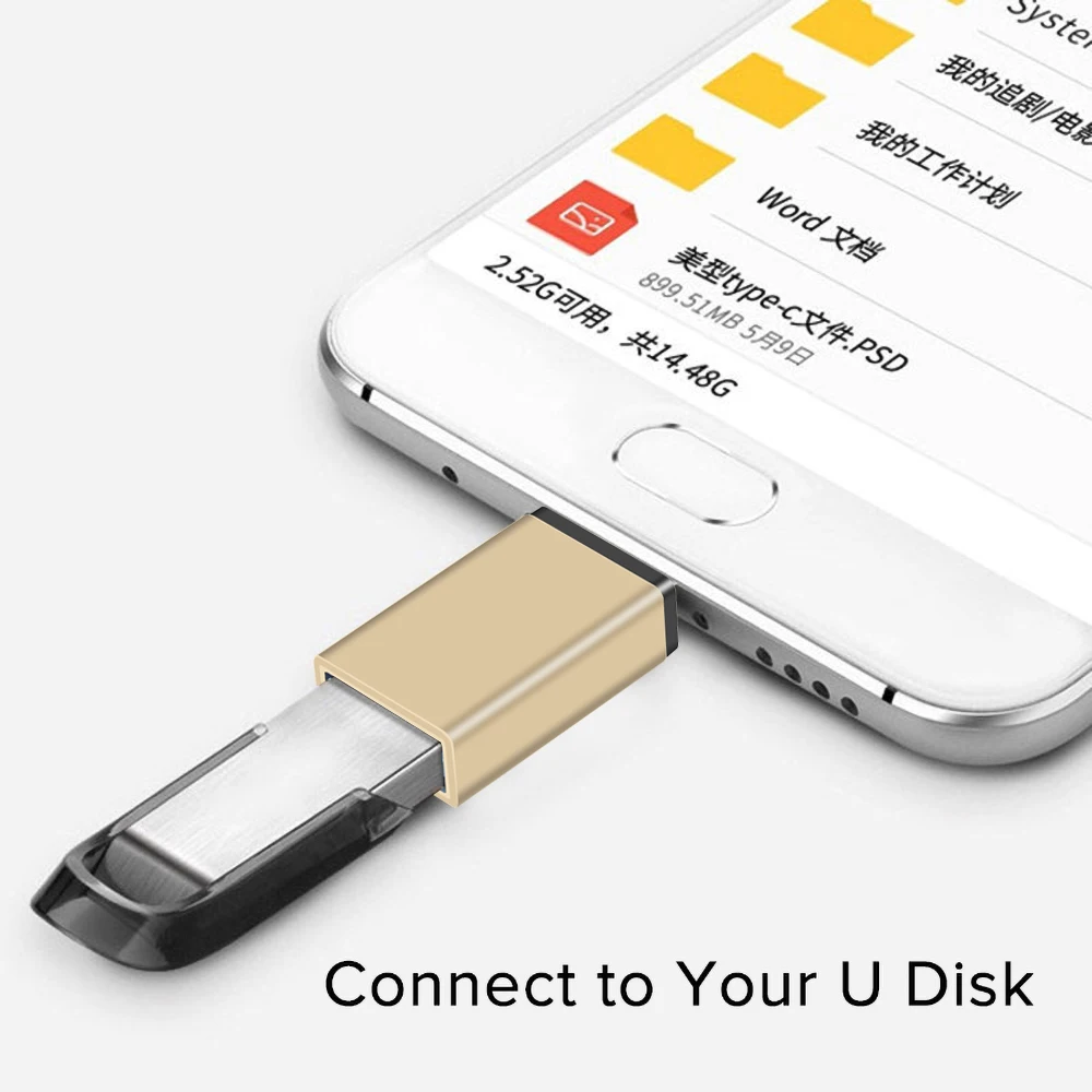 Тип C до USB 3 0 адаптер OTG кабель для быстрой зарядки и передачи данных Type-C мобильный