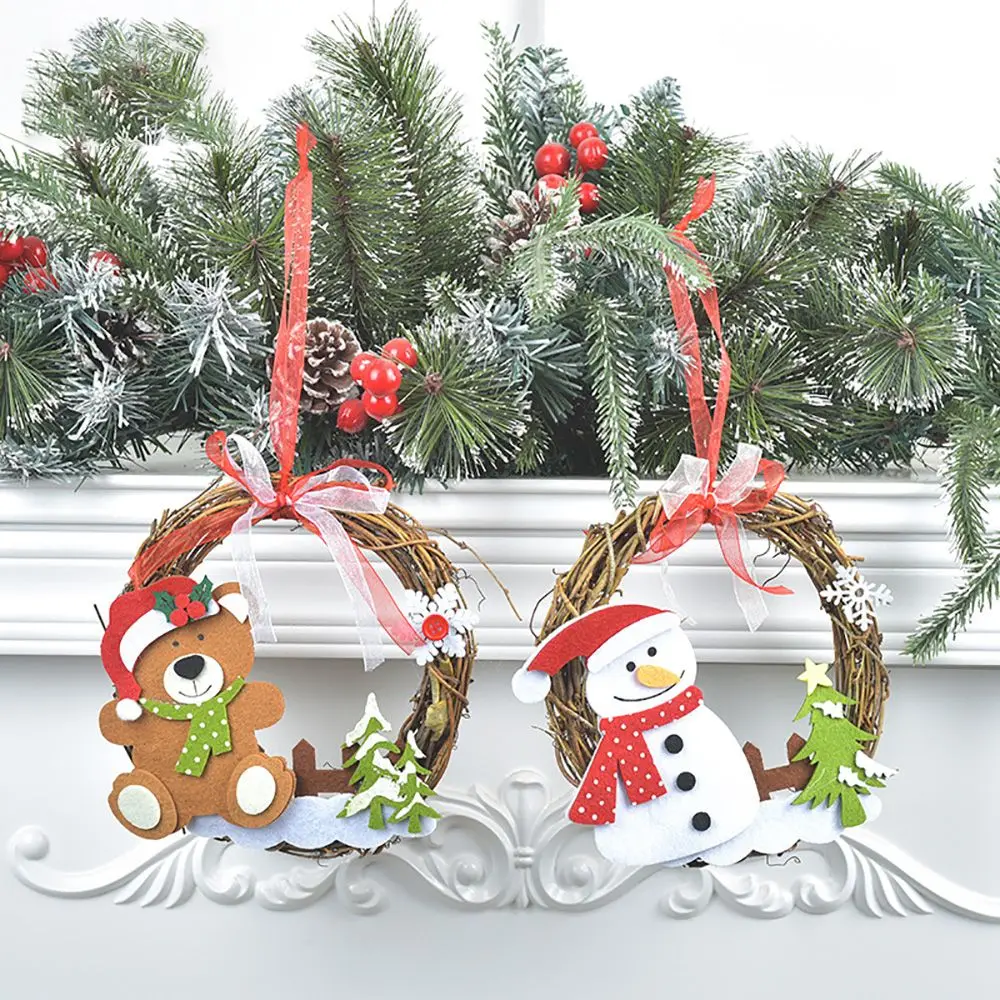 

Christmas Decoration Supplies Small Garland Christmas Rattan Garland Party Gift Window Tree Santa Claus Home Decoration Pendant