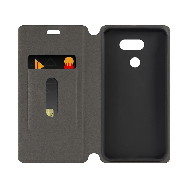 Business Canvas Case For LG K40S Cover Flip Leather Soft Silicone Kickstand Book Phone | Мобильные телефоны и аксессуары