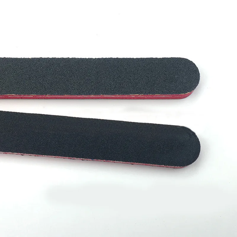 

10pcs Super Thicken Nail Files Double-Sided Red Heart Sponge Black Sanding Strip Wear-resistant Polishing Block Tool TI