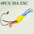 4 шт. HW30A XXD30A 2-3S 30A ESC с бесщеточным регулятором скорости 2А BEC ESC для радиоуправляемого вертолета самолета