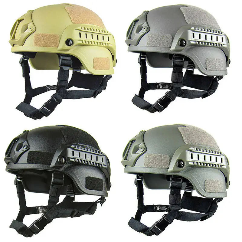 

High Quality Protective Paintball Wargame Helmet Army Airsoft MH Tactical FAST Helmet with Protective Goggle Lightweight