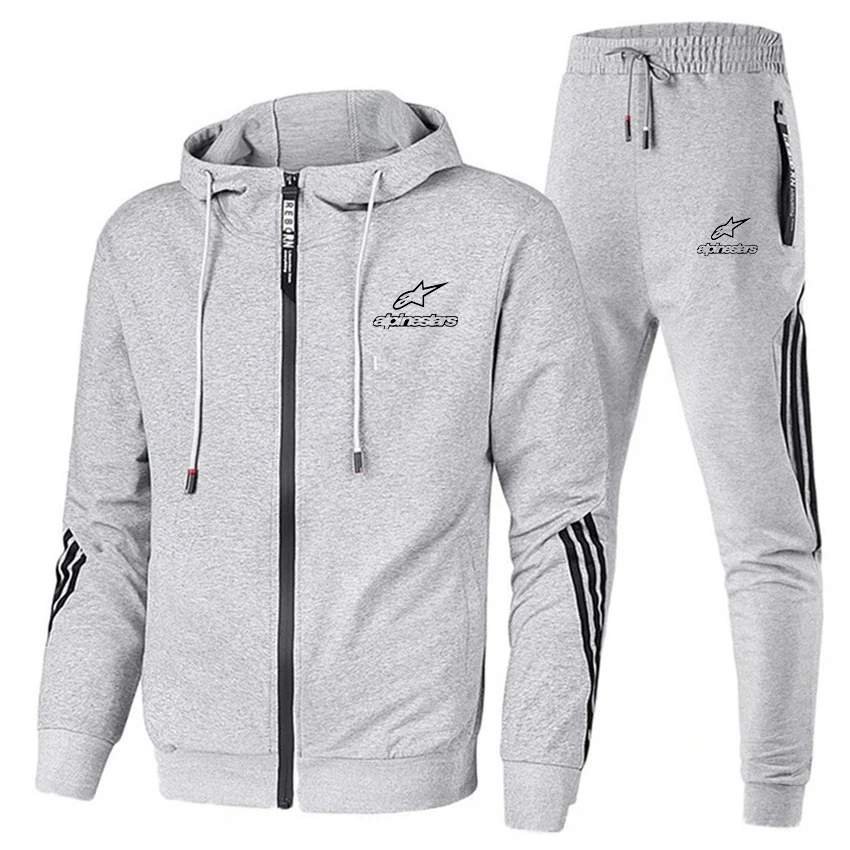 

2021 Fashion Hot Sale Spring And Autumn Men's And Women's Fashion Suit Printing Sports Casual Zipper Hood M-3XL