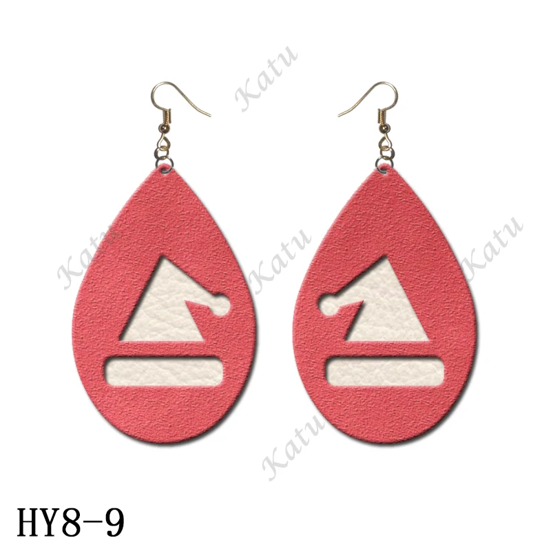 HY8-9 10 типов сережек(Размер: 2 дюйма/2,25 дюйма/2,5 дюйма/2,75 дюйма/3 дюйма) деревянные формы подходят для обычных высечных машин - Цвет: HY8-9