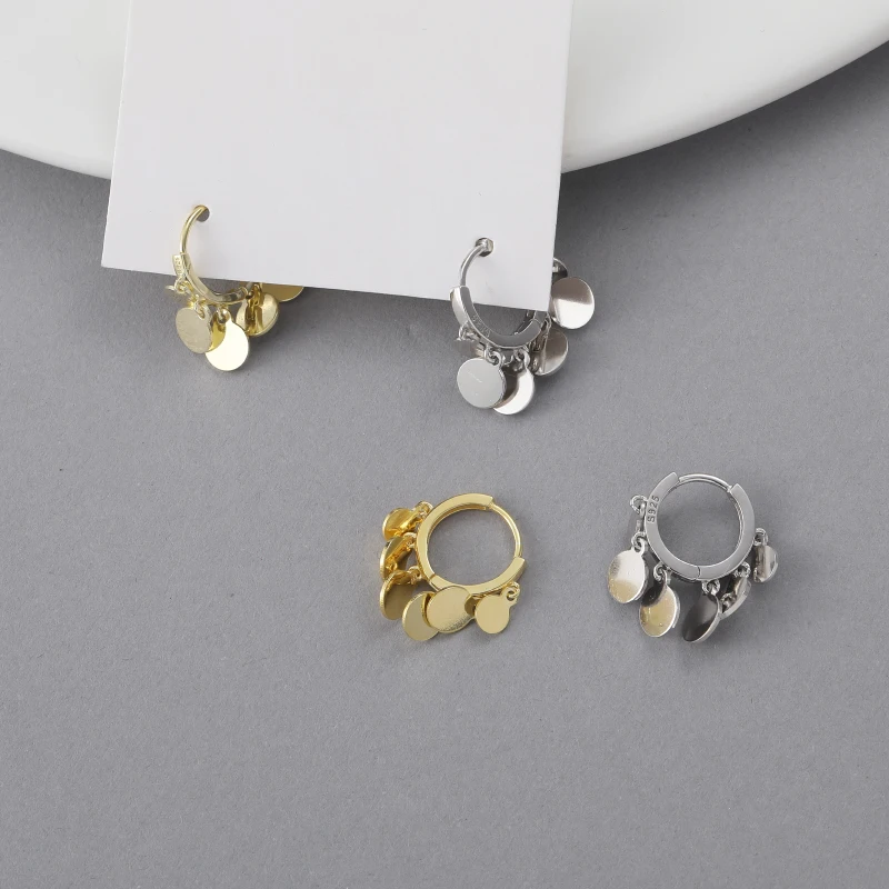 

DORIN 2020 Новые висячие серьги с кисточками, серебряные серьги с покрытием из 18-каратного золота