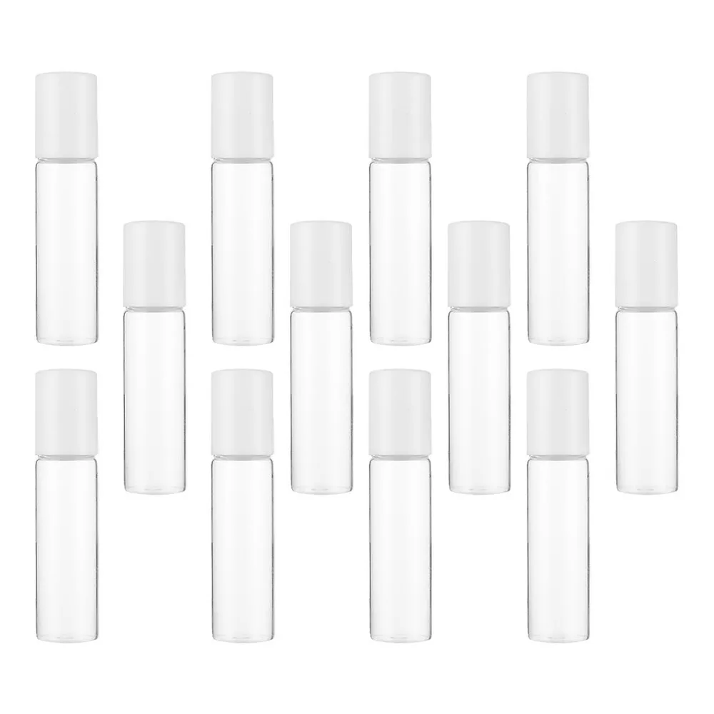

12pcs Subpackage Containers Refillable Empty Bottles Roll-on Bottles for Tour