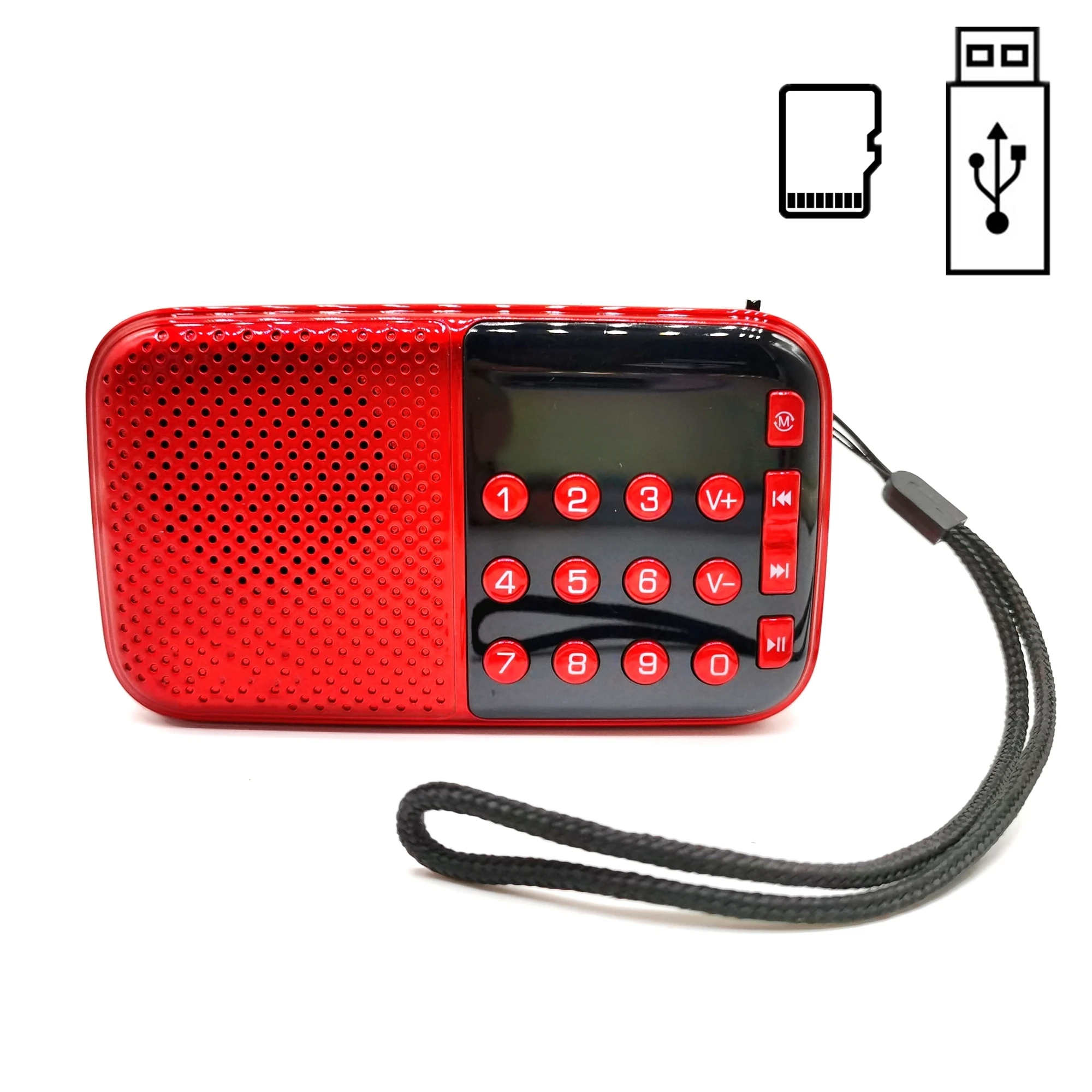 Перезаряжаемое карманное радио FM-радио mp3-плеер портативный мини-радиоприемник