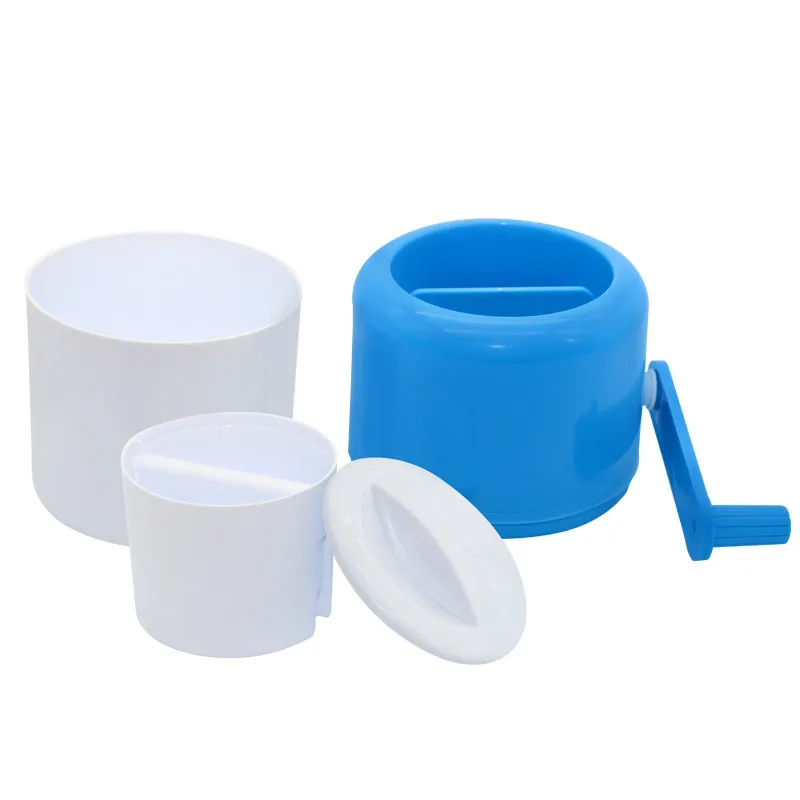 Manual Ice Crusher Shaver Hand Crank Mini Shaving Machine DIY Cream Grinding Shredding Snow Cone Smasher Grinder |