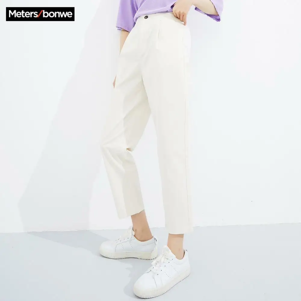 Metersbonwe 2020 новые весенние повседневные Комбинезоны брюки для женщин модные