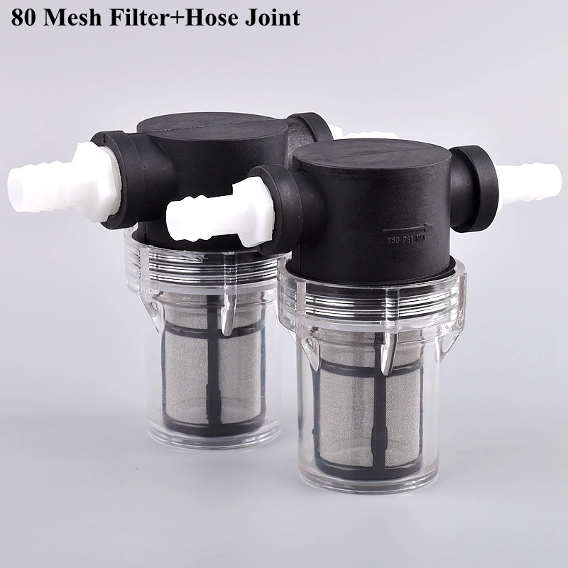 1/2" 3/4" Garden Hose Filter Watering Irrigation Impurity Prefilter Aquarium Fish Tank Pump Filter 10/20/40/60/80/100/200 Mesh