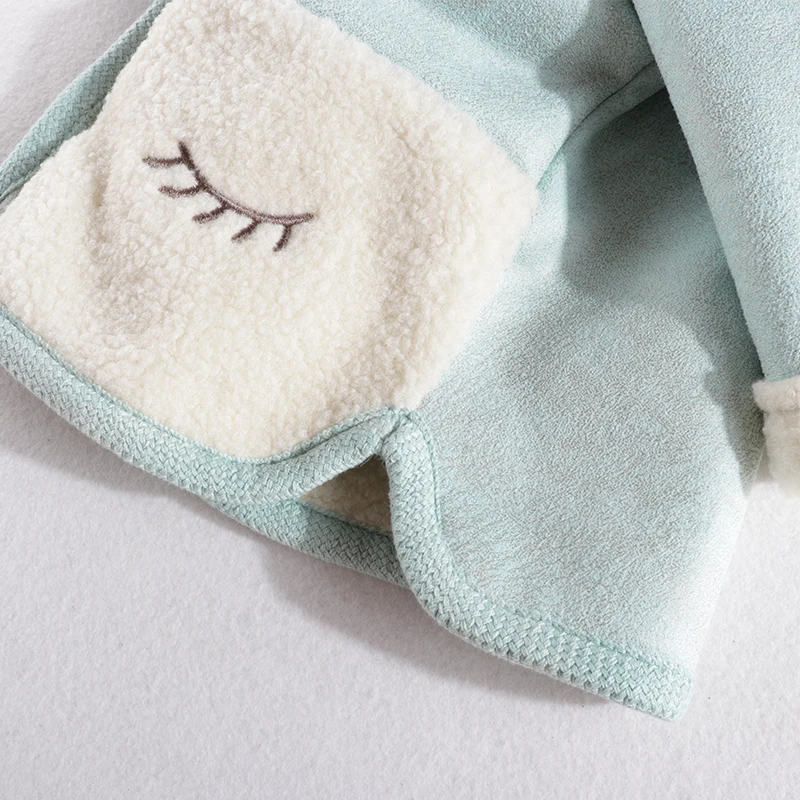 Детское пальто теплая зимняя одежда с капюшоном для маленьких девочек