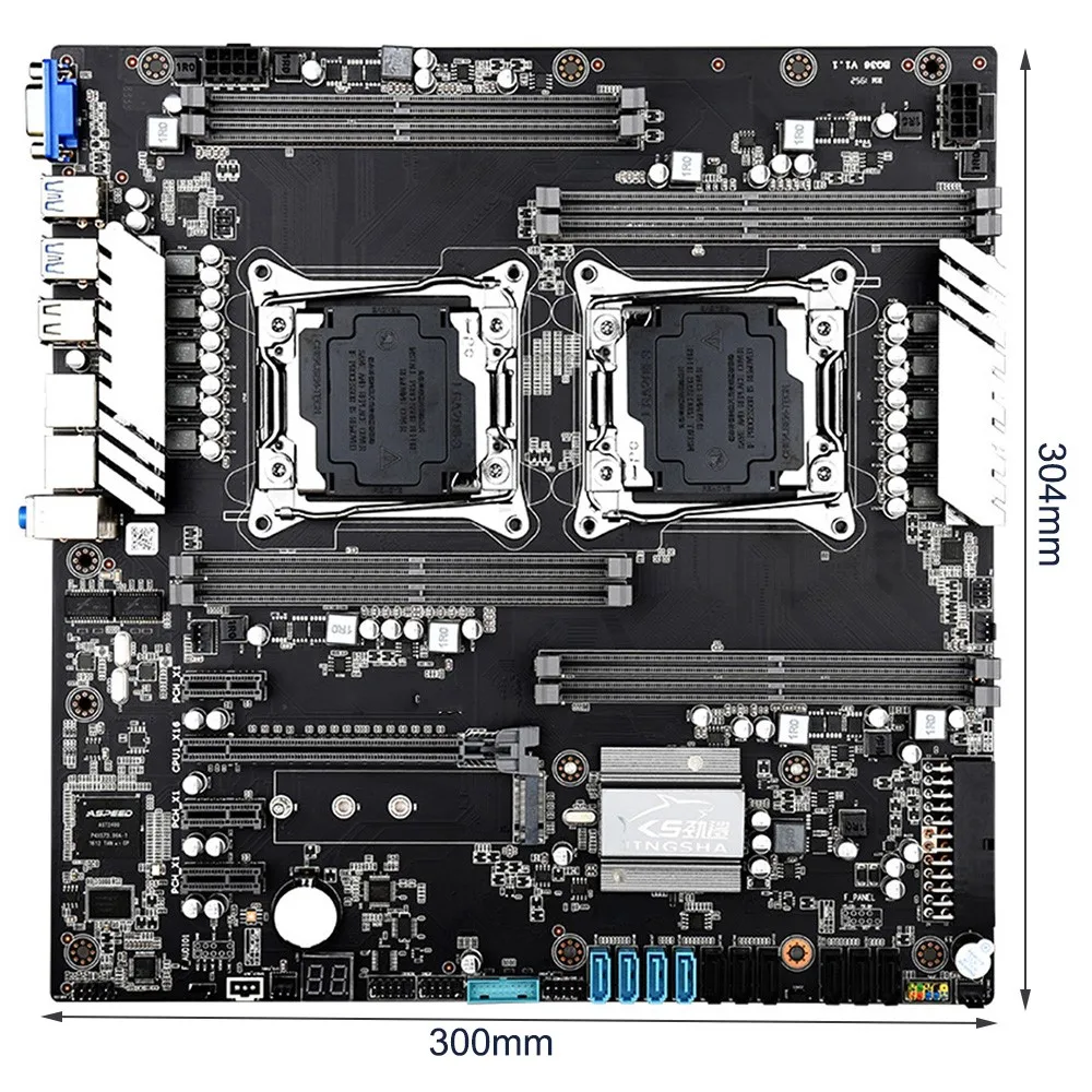 Billig JINGSHA X99 Computer Motherboard ATX Dual Kanal DDR4 256G USB 3,0 SATA 3,0 Mainboard Unterstützung Für Xeon V3 V4 CPU