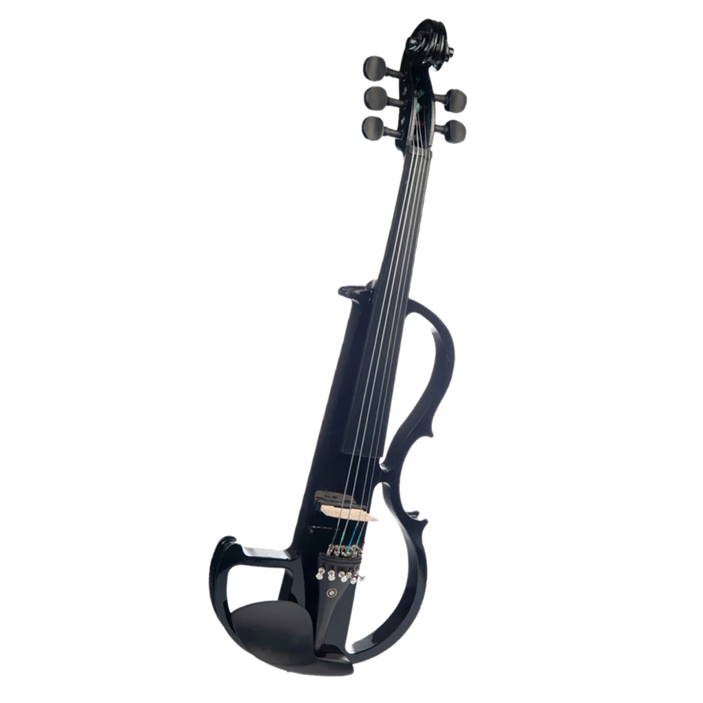4/4 электрическая скрипка полноразмерная деревянная 5 фотоэлементов с луком для