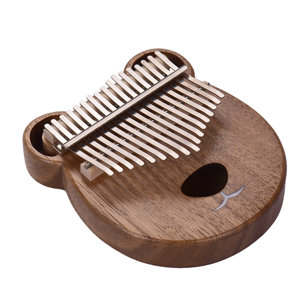 Деревянная калимба с 17 клавишами пальцевое пианино клен сумка для переноски
