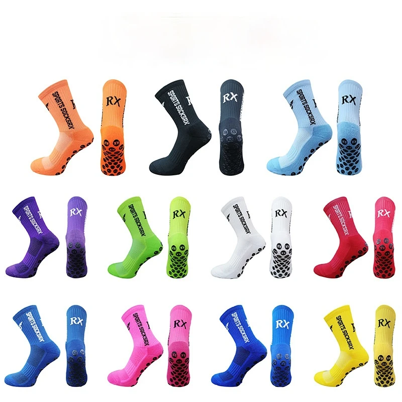 

RX Cycling Socks Men Glue Point Non-slip Design for Outdoor Sports Running Sock Basketball Socks Men Football Socks Anti Slip