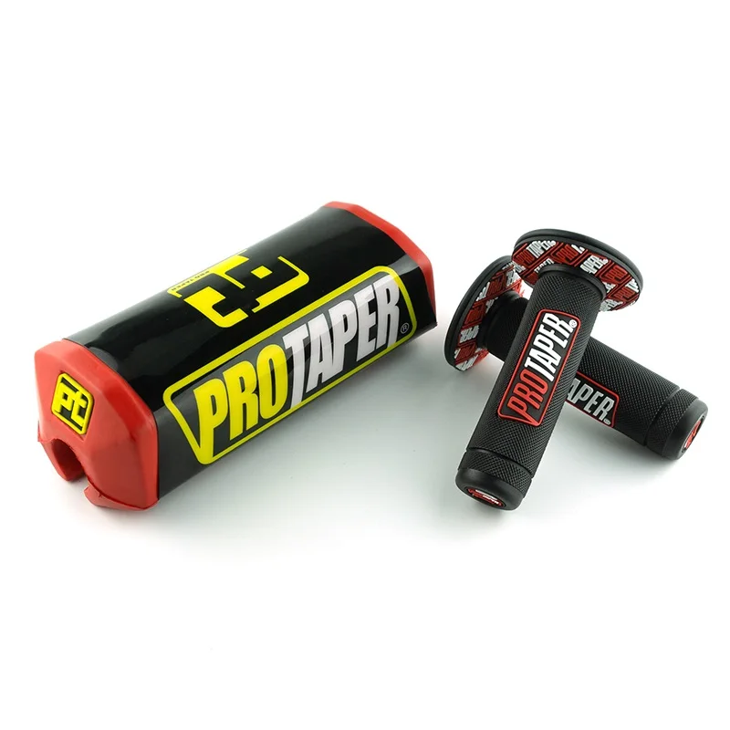Dirt Pit Bike защита для мотокросса, руль для груди и профессиональные для ручек, ручки для KTM CRF YZF KLX BSE Kayo 0805 - Цвет: Красный