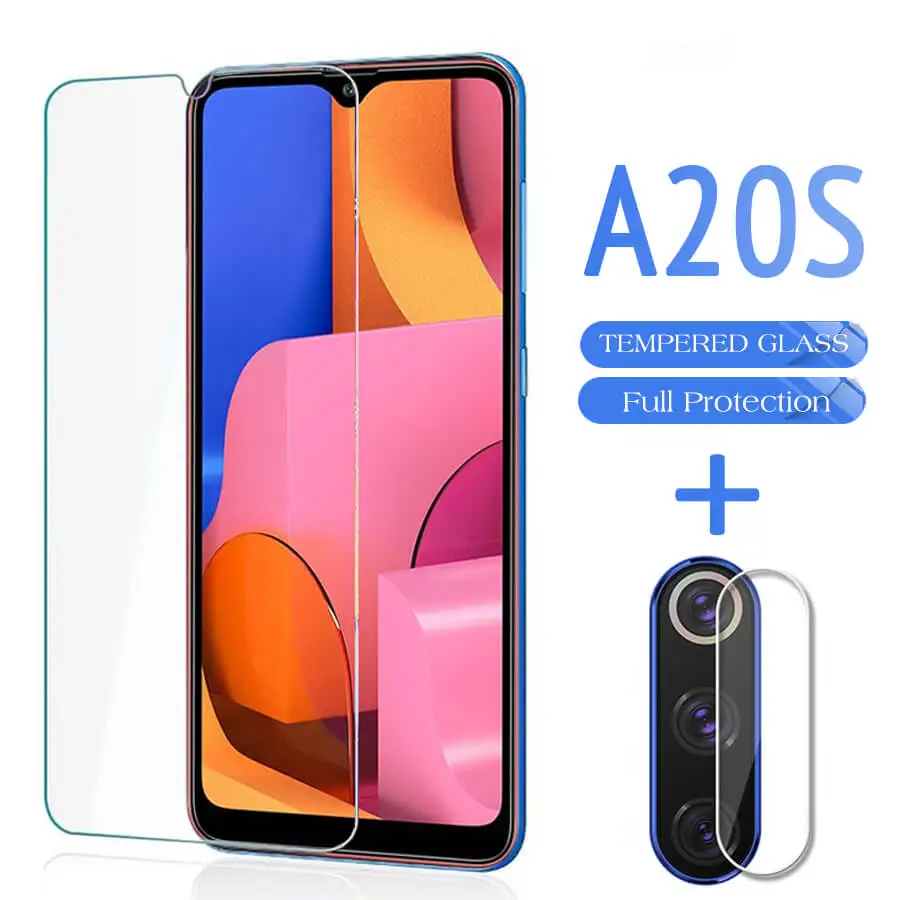 Закаленное стекло 2 в 1 A 20 S для Samsung A20S Защитная пленка экрана e 20e a20 A207F стеклянная