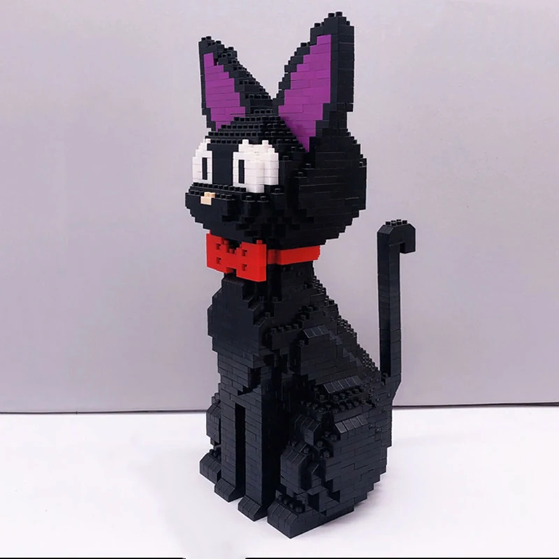 3D модель мультяшного животного Babu 8806 JiJi Черный кот животные 1850 шт. сделай сам