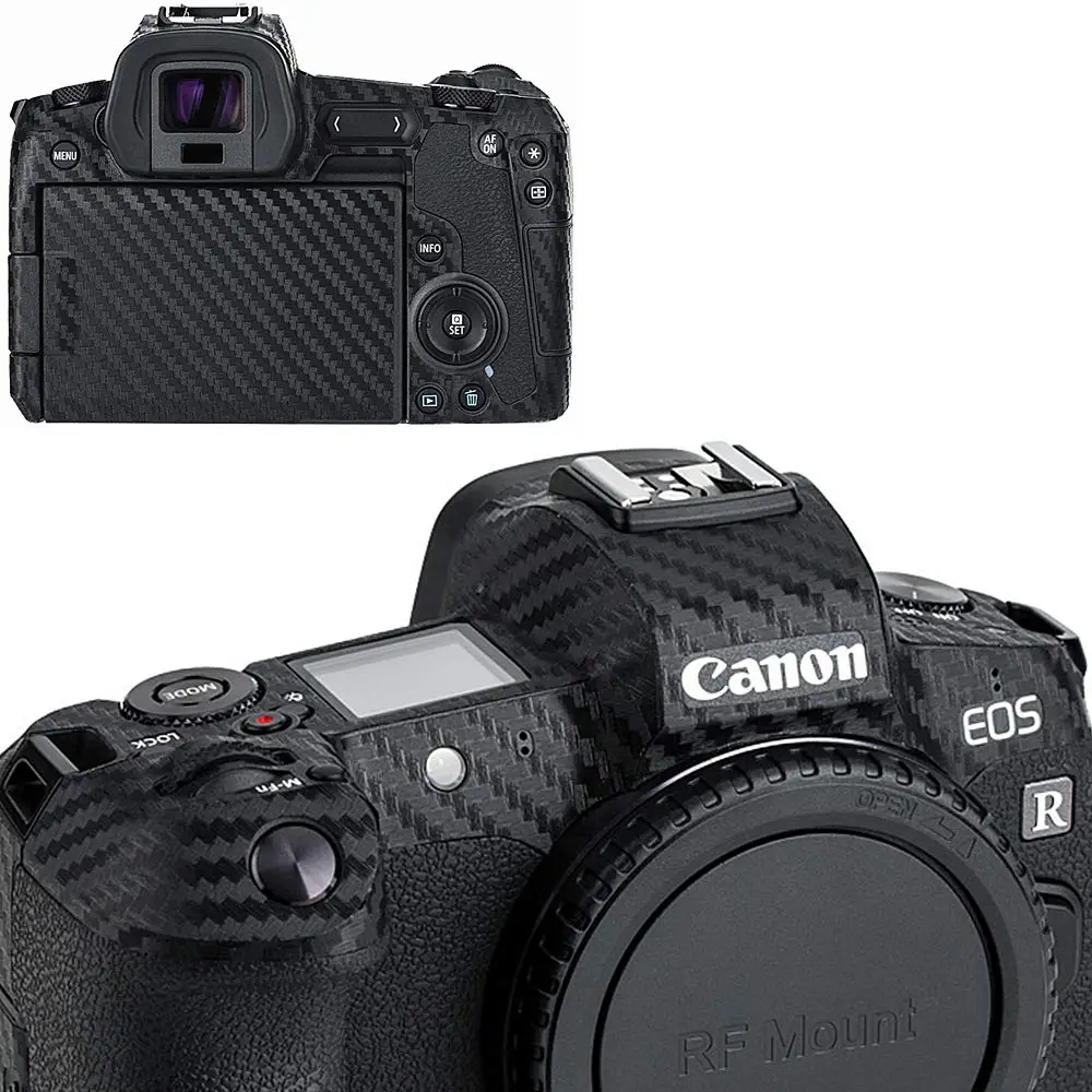 Антицарапина корпус камеры углеродное волокно пленка Комплект для Canon EOS R RP камера наклейки для камеры s декоративная защита
