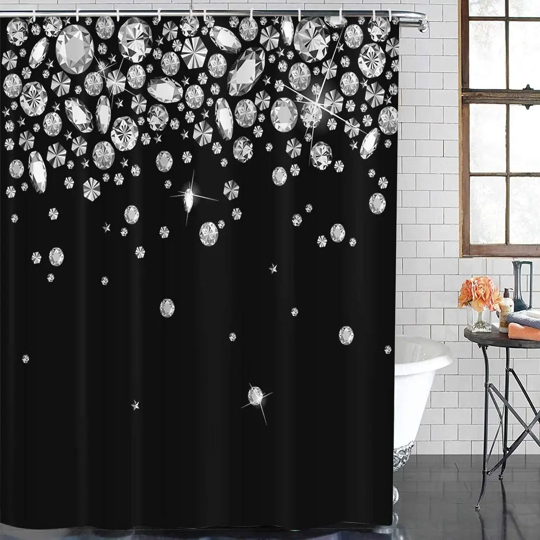 Ювелирные изделия падения драгоценные камни абстрактный блестящий алмаз с