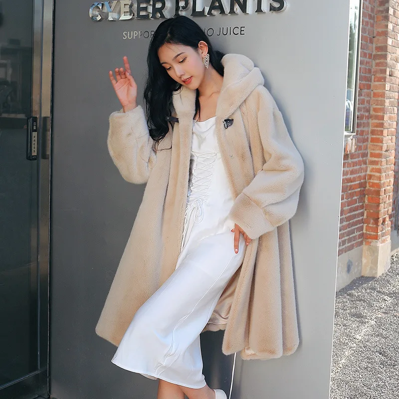 Women real mink coats female mink fur coat genuine long fur coat ladies winter clothes oversize 6xl 5xl 7xl natura fur coats