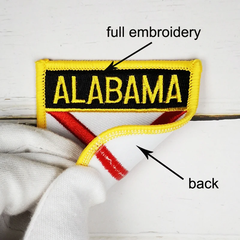 Нашивки с вышивкой и флагом США для джинсов✖7 5 см на заказ | Дом сад