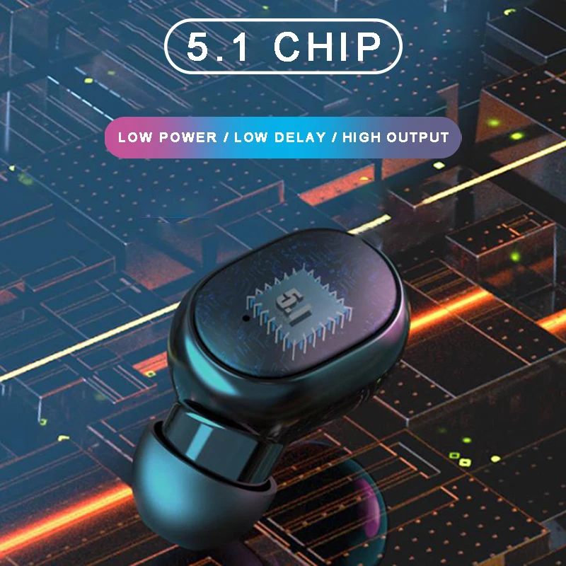 

Mayitr 1Pair of Wireless bluetooth 5.1 Earbuds Portable Waterproof Ergonomic Design Sport Earphone For Running Walking Hiking