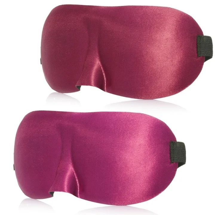 Hot Pink 22,5*9 см, 3D маска для сна, для путешествий, для отдыха и сна, для сна, с повязкой на глаза, les yeux Voyage, защита для сна, для отдыха, Eponge Shade - Цвет: Hot Pink