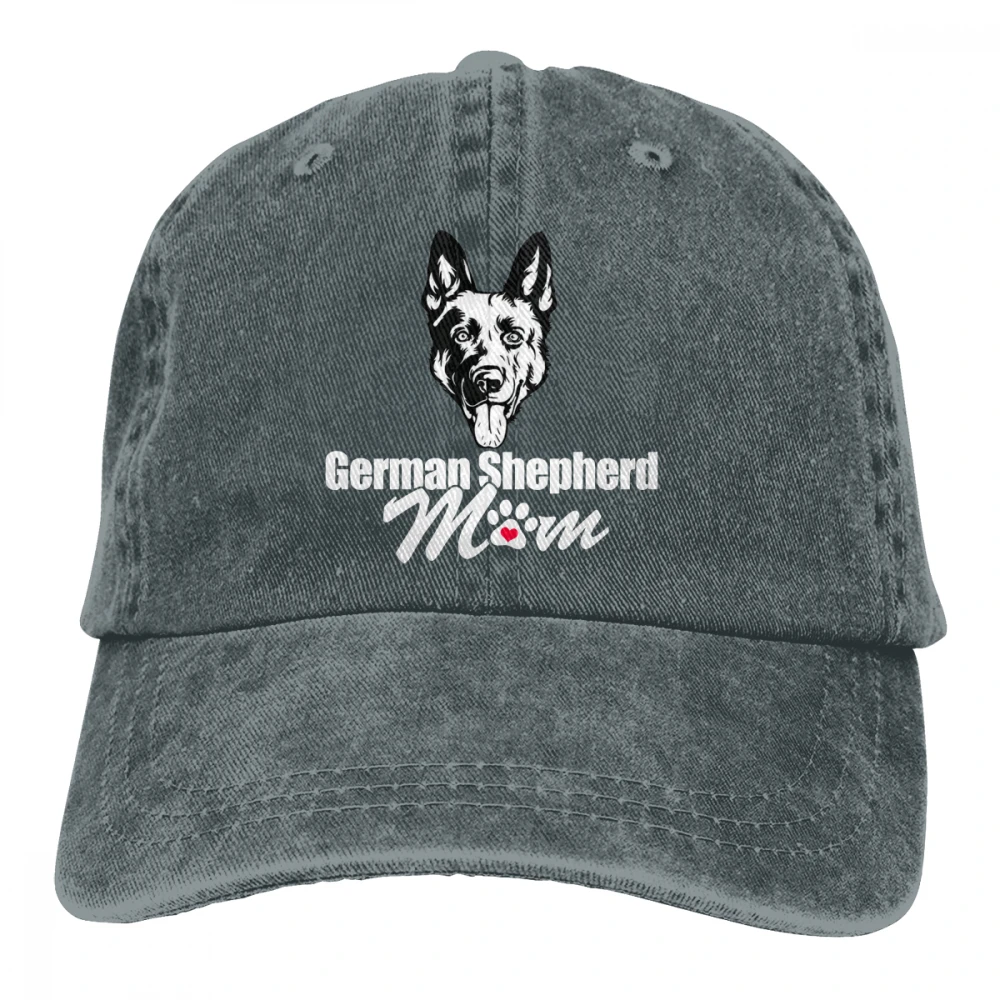 Немецкая овчарка Собака Мама Casquette глубокий Хизер унисекс Мужские Женские