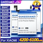 Аккумулятор BM3B BM46 BM47 BN41 BN43 BN4A для Xiaomi Redmi Note 2 3 3S 3X 4 4X 5 5A Plus 6 6A Pro 7 8 8T Note3 Pro