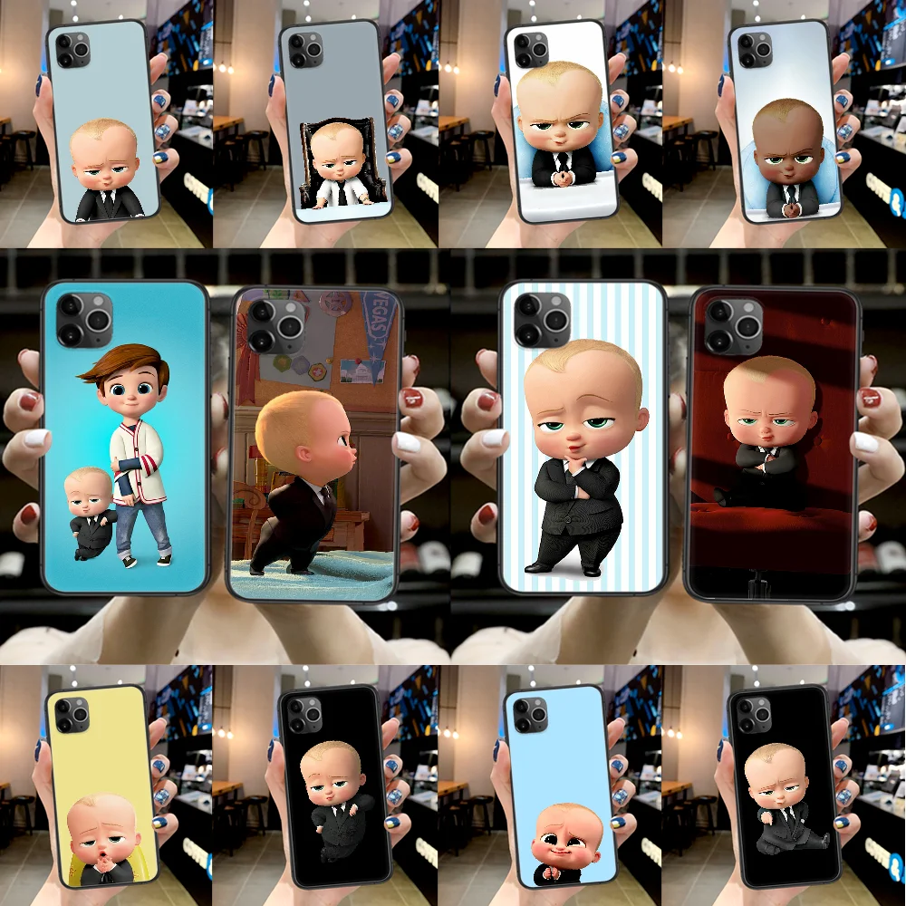 

Cool Boss Movie Cute Baby Phone Case For Iphone 4 4s 5 5S SE 5C 6 6S 7 8 Plus X XS XR 11 12 Mini Pro Max 2020 black Waterproof