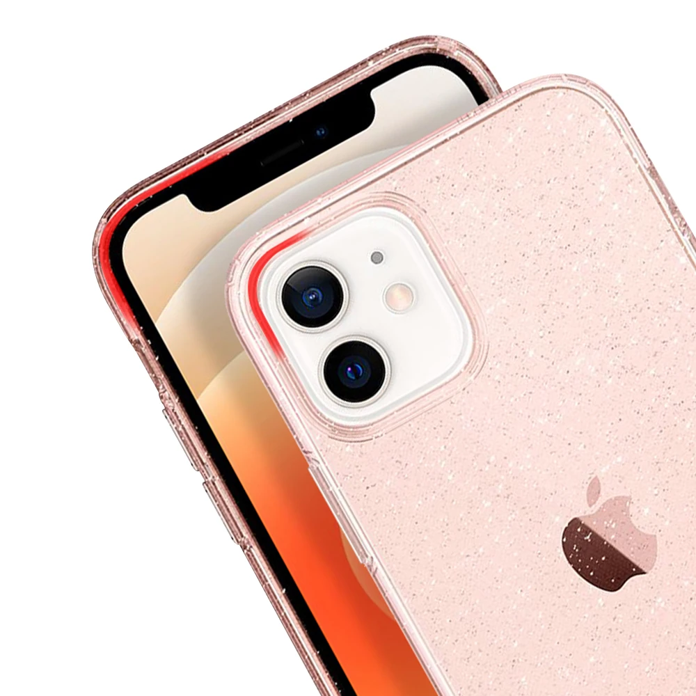 Роскошный яркий прозрачный Блестящий ударопрочный чехол для телефона iPhone 13 Pro Max