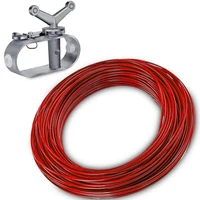 100 feet cable and winch kit above ground swimming pool winter covers accessories cable winch for securing above ground pool